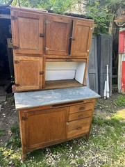 Antique Hooser Cabinet Kitchen Cabinet 67”x40”x24” Local Pick Up