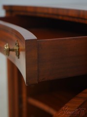 L70009: MAITLAND SMITH Adams Style Satinwood Console Cabinet