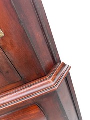 Antique Cherry 2 part corner cupboard cabinet original surface 1820 Pa 16 Light