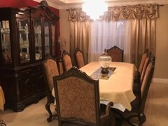 Formal Dining Room China cabinet with glass doors hutch 