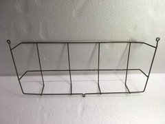 Vintage Sellers Hoosier Cabinet Cookbook Holder Metal Wire Rack Antique Original