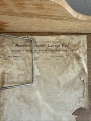 Ambergs vintage cabinet letter file 19th century