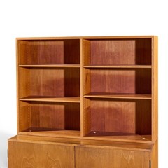 Børge Mogensen Model A 232 Mid Century Danish Oak China Cabinet Credenza Hutch
