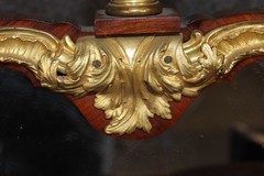 Antique 19th Century Louis XV Style Bronze Mounted Sevres Inset Cabinet Server