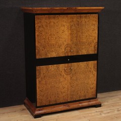 Great sideboard burl wood furniture wardrobe vintage cabinet 20th century