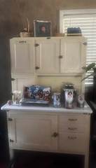 old vintage Hoosier cabinet