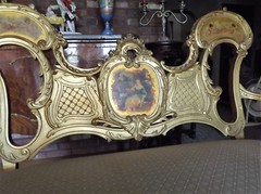 VERY RARE VERNE MARTIN BUTTERFLY SETTEE 19c.