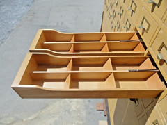 Card Catalog Apothecary Cabinet Parts Storage 100 Drawer Solid Wood 60″ x 60″