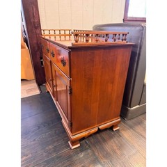 Sprague & Carleton Solid Rock Maple Dry Sink – Rare 1950s Keene, NH Cabinet