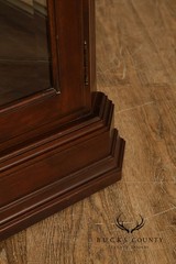 Ethan Allen Georgian Court Collection Corner Curio Display Cabinet