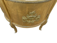62863 Gold Decorator Bow Glass Curio China Cabinet