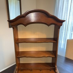 Brandt Chapel Wood Cherry Counter Standing Capinet/ Spice Rack/ 26 X16 X 8