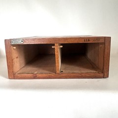 Antique Library Bureau Oak 2-Drawer Card Catalog File Cabinet Recipe Box GVC