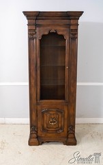 69912: JOHN WIDDICOMB Continental Style Mesh Door Display Cabinet