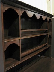 Harden Furniture Chippendale Style Cherry Buffet & Hutch; Excellent Condition