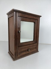 Antique Medicine Apothecary Shaving Cabinet Bathroom Wall hanging Wood