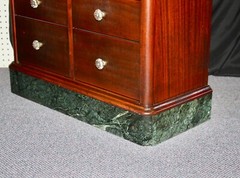 Antique Mahogany Dentist’s Cabinet American Cabinet Co 17 Drawers-4 Shelves 1900