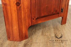 Custom Quality Pine Corner Cabinet
