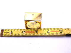 Hoosier Cabinet Leg Skirt Brass