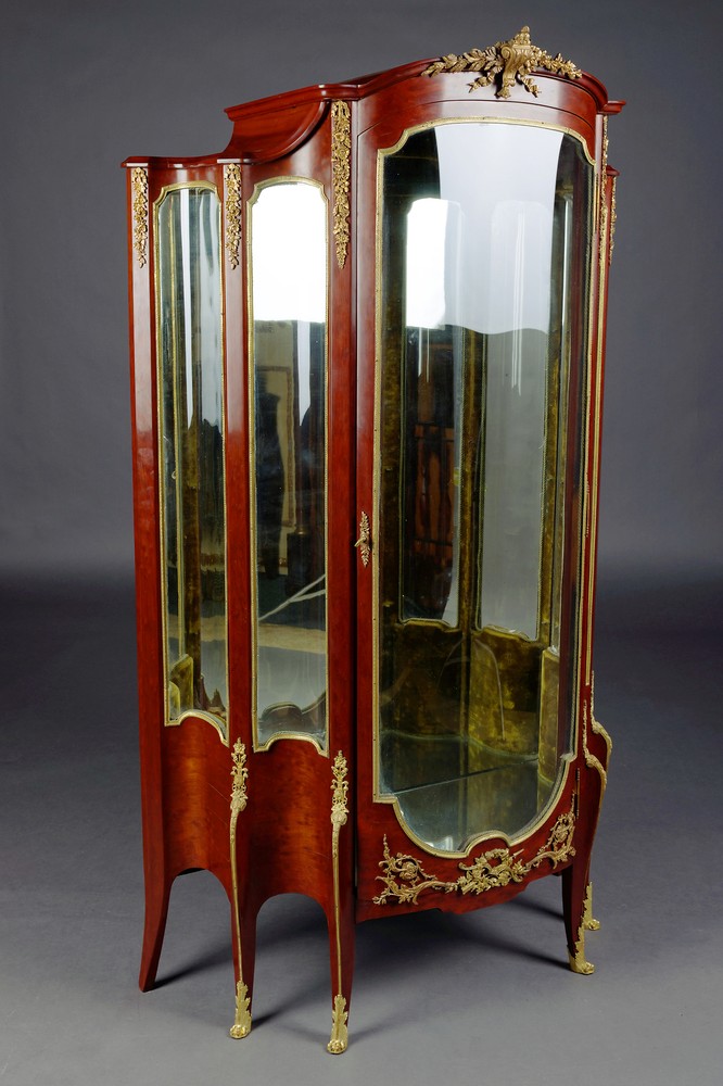 O-211 Majestic French Display Cabinet Napoleon III In Transition Style Paris