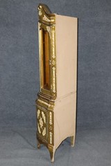 Florentine Italian Gilded and Paint Decorated Corner Cabinet Cupboard 1930s