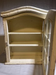 Distressed Whitewash Cabinet