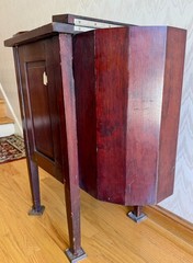 Vintage Mahogany Entryway Cabinet / Small Bar & Desk (1920s Imperial)