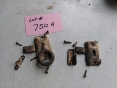 Original Wilson Kitchen Cabinet Door Ring Latch Hoosier Cabinet Lot # 750 A