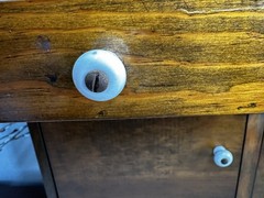 Salesman Sample Wooden Dry Sink