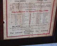 Antique Country Store Advertising Dye Cabinet – Dy-O-La Dyes