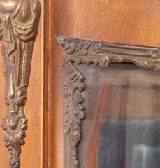 Antique Louis XVI Hand Painted Display Vitrine