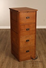 Stickley Mission Collection Oak Filing Cabinet