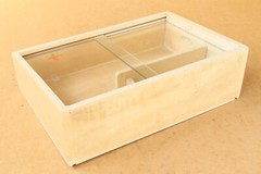 Vintage Wooden Medical Box First Aid Chest Cupboard Shelf Rustic 1970s Tag