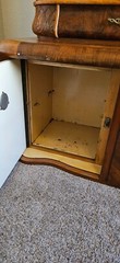 1950 vintage German cabinet-PICK UP ONLY. German shrank from 1950s. In good cond