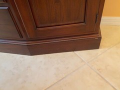 HENKEL HARRIS Cherry China Cabinet with Lights Inside