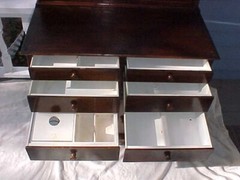 Antique wood Dental Cabinet apothecary vintage medical