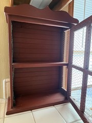 Red Antique Cabinet