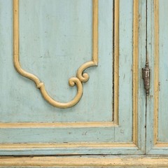 Antique Baroque Double-Body Cupboard Mid-18th Century Lacquered Woo Certified