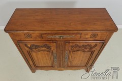 61044: DREXEL HERITAGE Country French Cherry Server Bar Cabinet