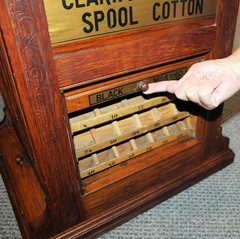 Antique Oak Spool Cabinet – Clark’s ONT – Country Store Spool Cabinet