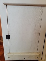 Ole Plantation Handpainted Cabinet Jean Oates Vtg Cupboard Farmhouse Country