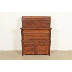 Arts & Crafts Oak Tambour Dental Cabinet by American Cabinet Co., Circa 1900
