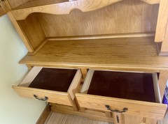 Traditional Oak Hutch