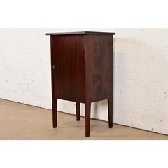 Antique Mission Arts & Crafts Mahogany Music Cabinet, Circa 1900