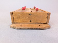 Vintage Wood 4 Drawer Spice Apothecary Cabinet 9×5″