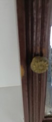 Antique Cabinet Medicine Apothecary Kitchen Bathroom Hanging Towel Hooks Beveled