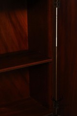 Baker Furniture Georgian Style Vintage Mahogany Breakfront Bookcase