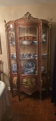 Fine C19th Kingwood French Ormolu Mounted Vitrine