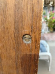 Antique Oak Post Office Cabinet,