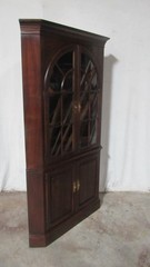 Ethan Allen Georgian Court Corner Cabinet Cherry Finish 225